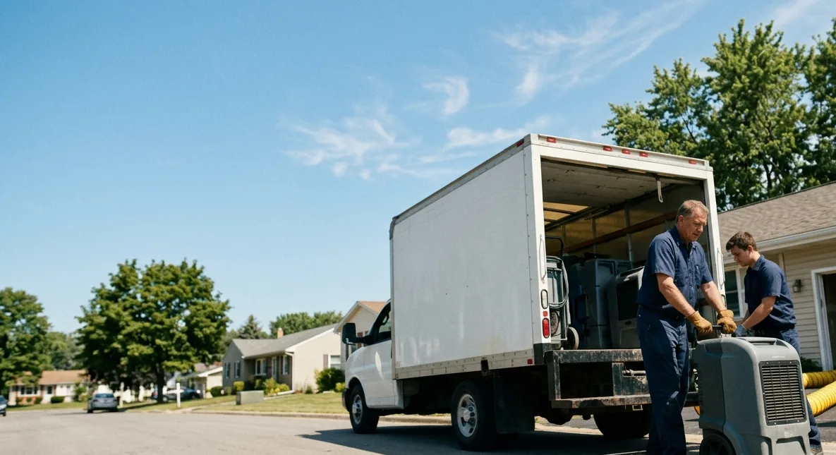Water Damage Cleanup in Kewaskum, WI near me